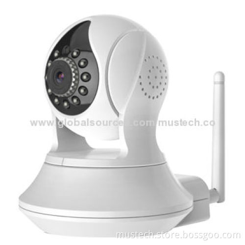 IP Camera for iOS/Android with H.264 Compression, Two-way Audio Monitoring